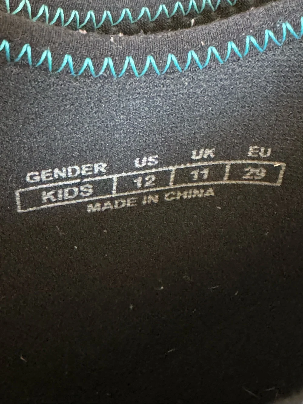 Muck Boot Company Kids Hale Rubber Rain Boots Waterproof Black Teal US 12